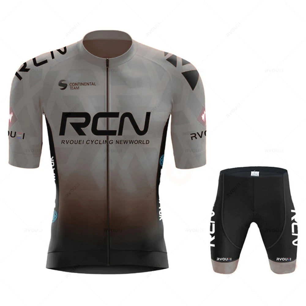 2026 Rvouei Team Radtrikot-Set Sommer Atmungsaktiver Rennrad-Anzug Fahrrad-Uniform Bike MTB Kleidung Neue Sport-Radsport-Kits