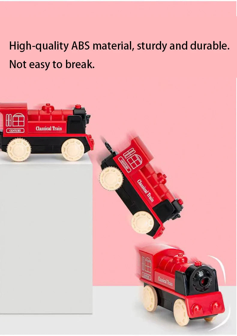 44 Teile/satz Elektrische Zug Track Sets Montage Schiene Zug Auto Spielzeug Junge Pädagogisches Simulation Modell Weihnachten Geburtstag Geschenk