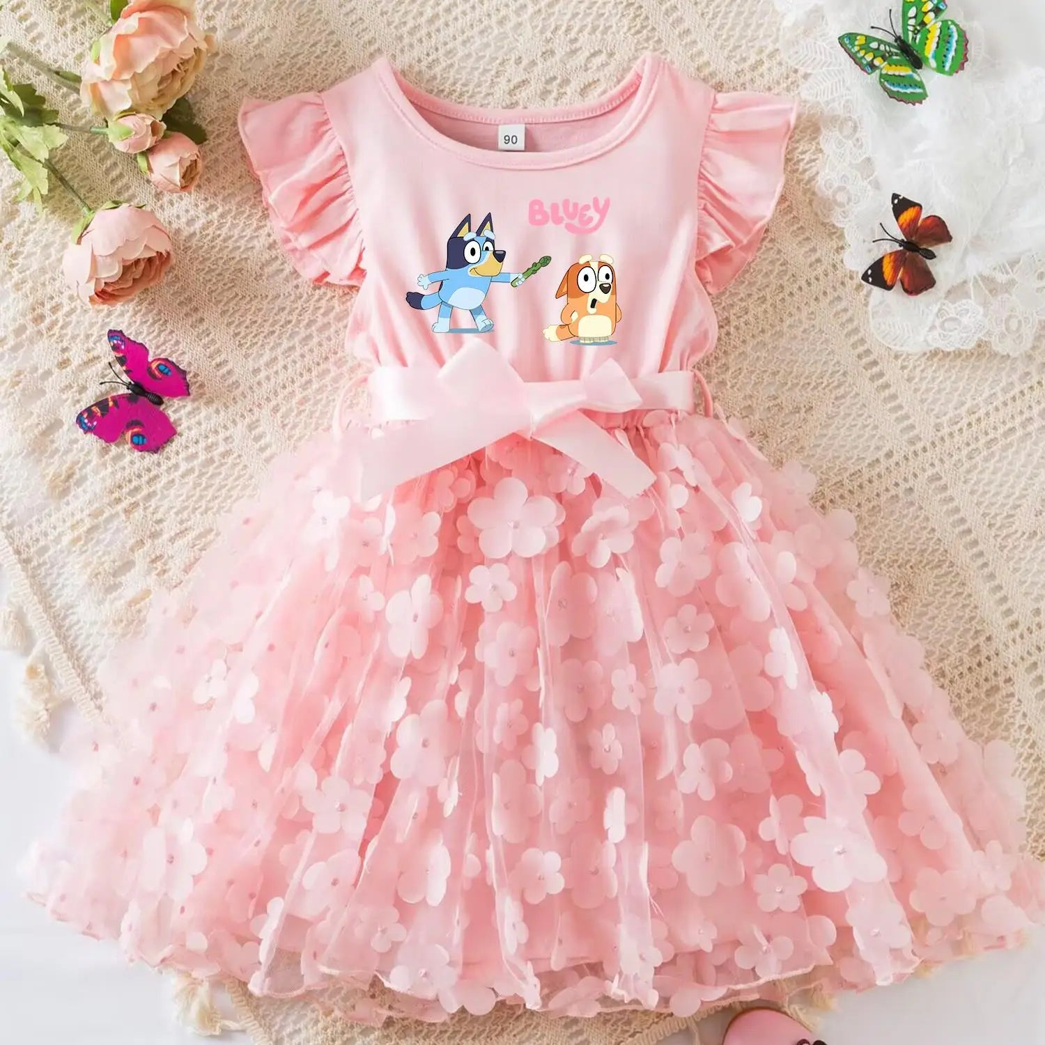 Bluey & Bingo Sommerkleid