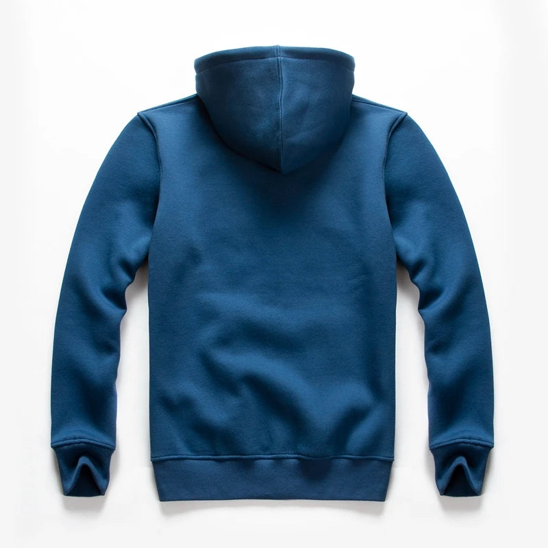 Einfarbige Hoodie Männer Mode Reiß verschluss Langarm übergroße Jacke Mantel Harajuku Gothic Kapuze Sweatshirt y2k Teen bp20933