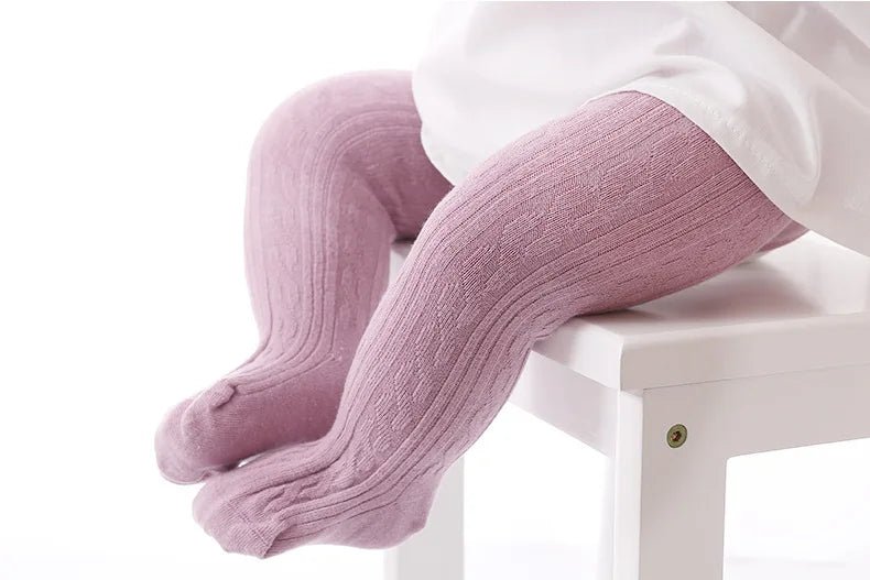 Nette Baby Mädchen Stricken Strumpfhosen Frühling Herbst Winter Kleinkind Baumwolle Strumpf Atmungsaktive Strumpfhosen Für 0-8Years Jungen Mädchen