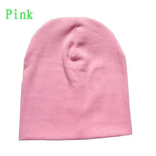 6M-3Y Baby Strickmütze und Schal Set Einfarbig Baumwolle Hip-Hop Beanie Warme Kleinkind-Mütze für Jungen Mädchen Frühling Herbst Winter