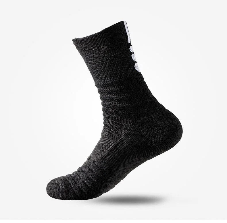 3 Paar rutschfeste Fußballsocken für Herren, kurze, lange Röhrensocken, Fußball, Basketball, Sport, atmungsaktiv, geruchshemmend, Größe 39–45, zum Laufen, Wandern