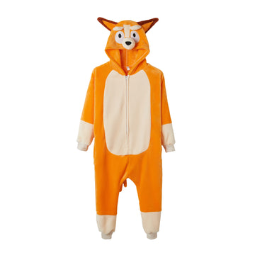 Kigurumi Gelb Bluey Cartoon Pyjamas Onesies Frauen Männer Tier Pyjamas Overalls Weihnachten Halloween Cosplay Party Kostüme