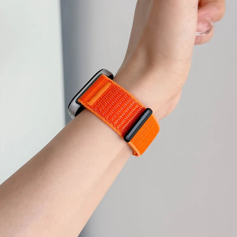 Offizielles Sport-Nylon-Schlaufenarmband für Huawei Watch Fit 4 3, geflochtenes, bequemes, atmungsaktives Armband für Huawei Watch Fit 5-5pro-4 Pro.