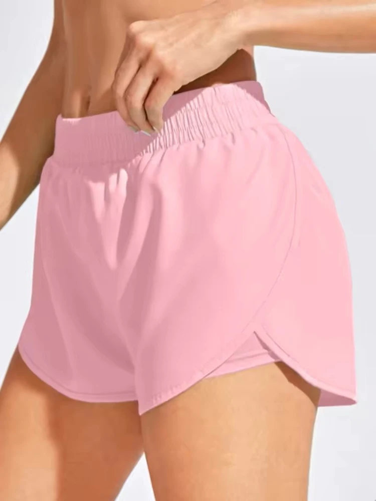 Women's Yoga Shorts Fitness Elastic Running Workout Short Leggings for Women Gym Sports Shorts Fitness Sportswear