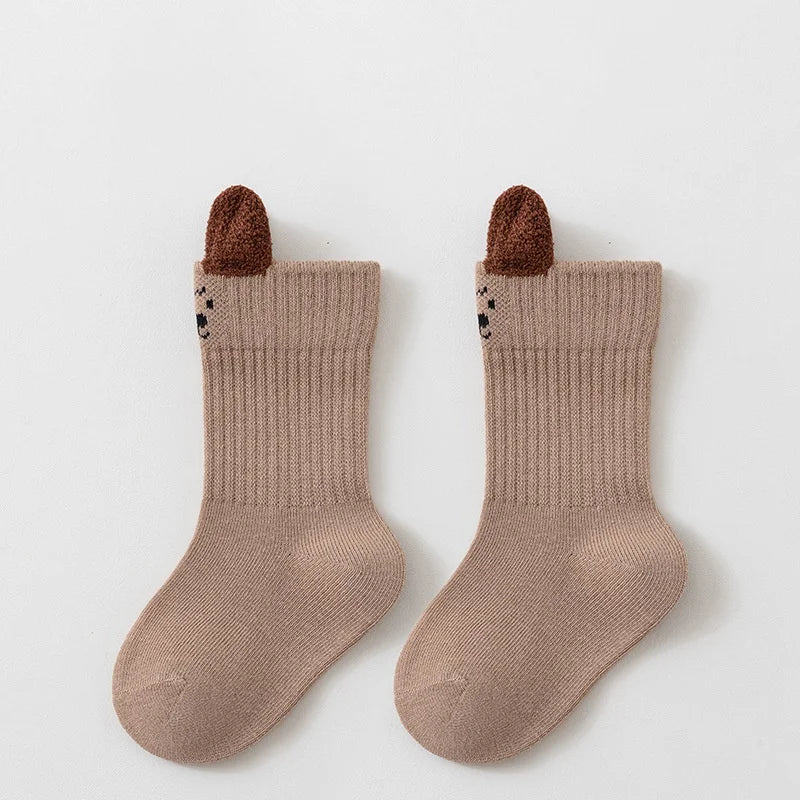 Nette Kinder Socken Für Mädchen Jungen Weiche Baumwolle Baby Kleinkind Junge Mädchen Socke Cartoon kinder Kurze Socken Herbst Winter 0-8Years Neue