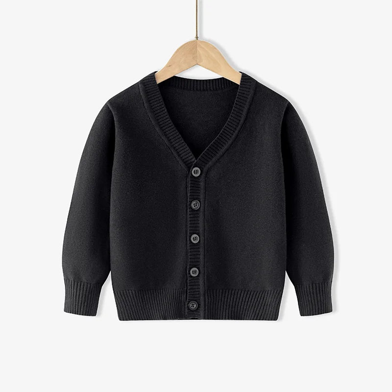 Winter Jungen Strick pullover große Kinder Kleidung Herbst Kinder Baumwolle Pullover Teen feste Strickwaren Mäntel 2-12 Jahre