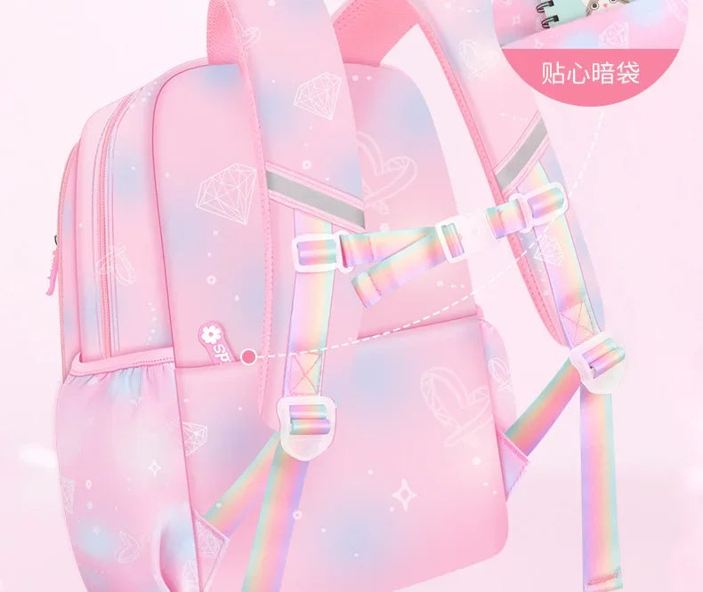 Pink Princess School Backpack
