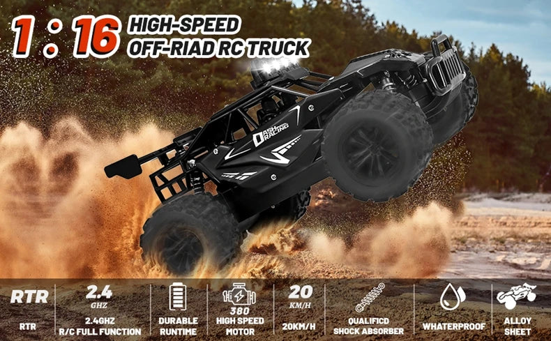 1:16 RC Auto Fernbedienung Autos 2WD Radio Buggy Lkw Drift Racing Klettern Geländewagen Outdoor Spielzeug für Junge Kind Kinder