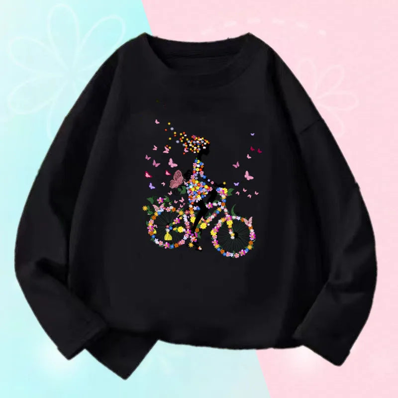 Girls Long Sleeve Graphic Tee