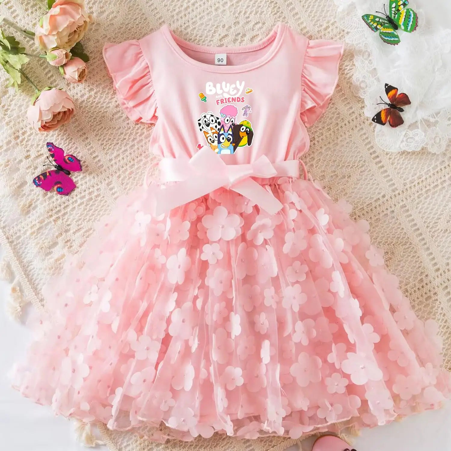 Bluey & Bingo Sommerkleid
