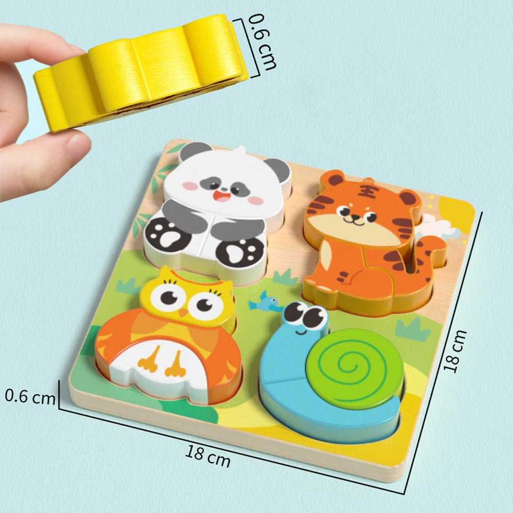 Wooden Animal Puzzle Toy