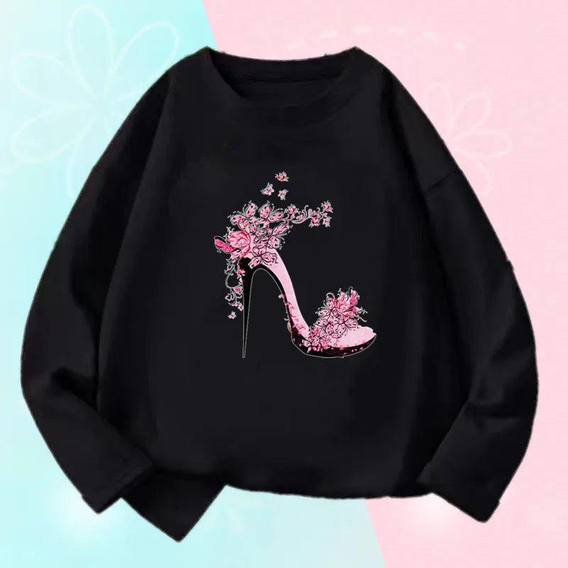 Girls Long Sleeve Graphic Tee