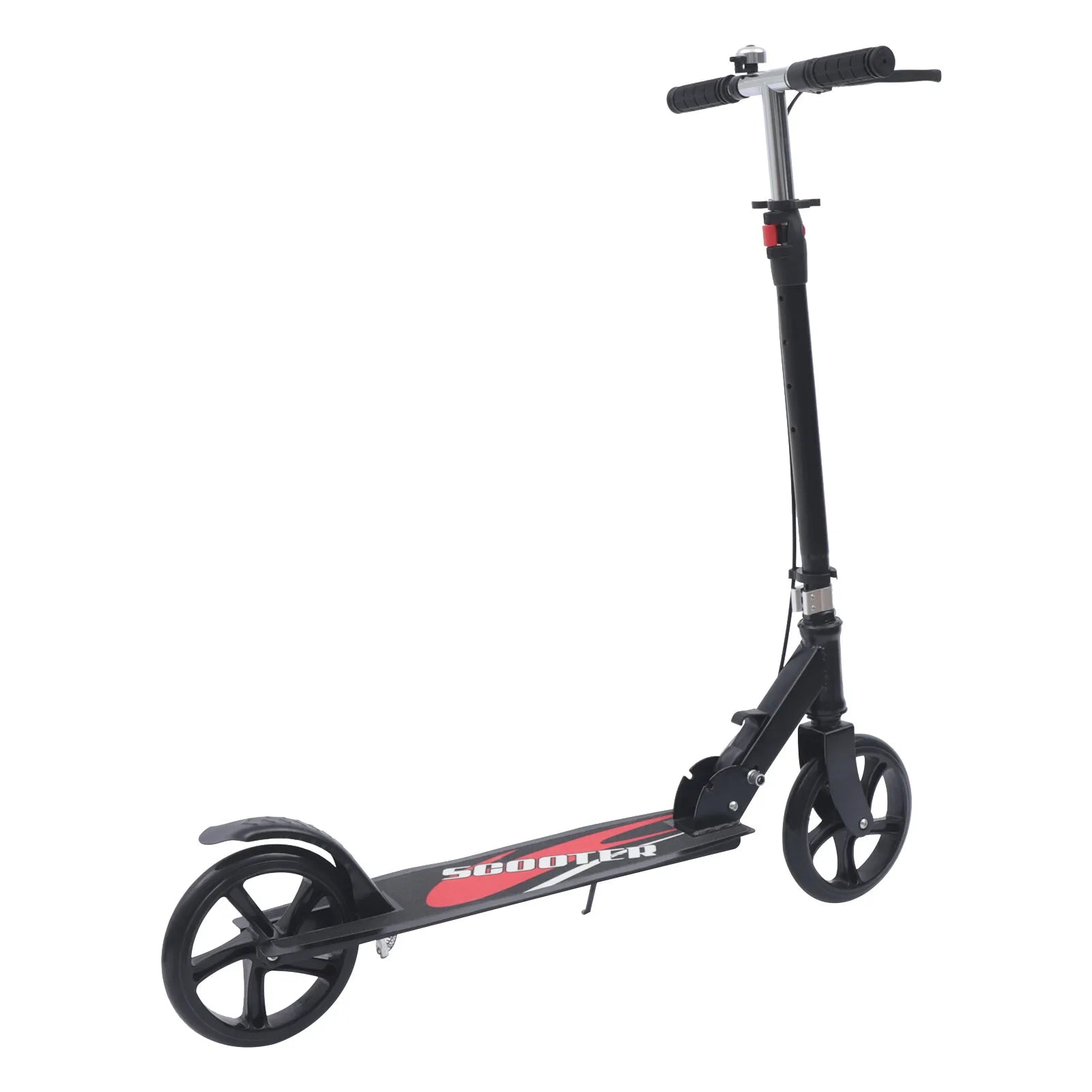 2-Rad-Scooter für Erwachsene und Kinder – faltbar mit 330 Pfund Kapazität PU-Rädern und Doppelbremsen-Tretroller für Pendeln und Freizeit