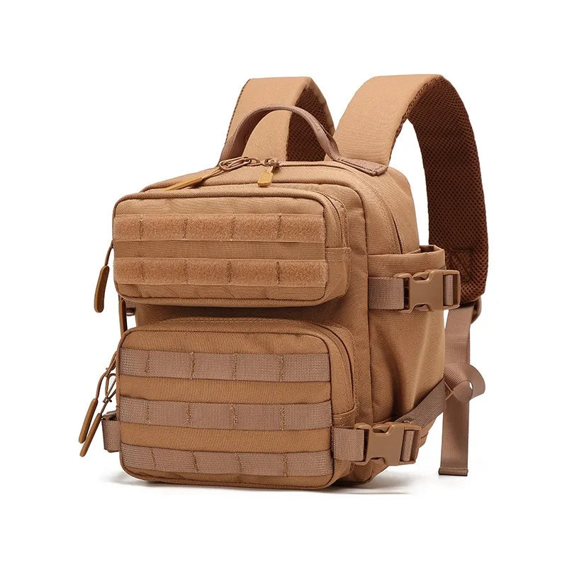 9L Sportrucksack MOLLE 3-Tage Bug Out Bag Mini Outdoor Pack für Damen Herren EDC Camping Wanderrucksack