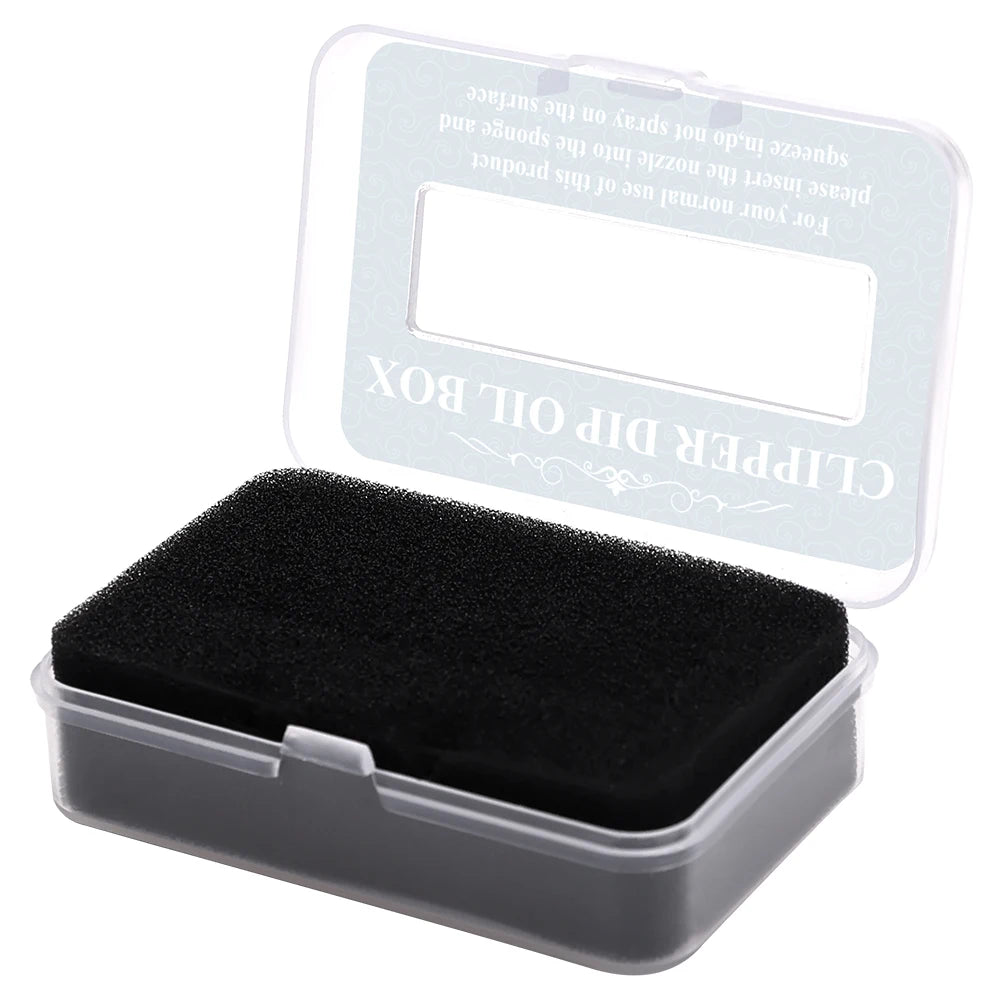 Lubricant Clipper Oil Box For Hair Blade Oil Blade Rust Prevention Protection Repair Electric Push Barbershop Oil Storage Box