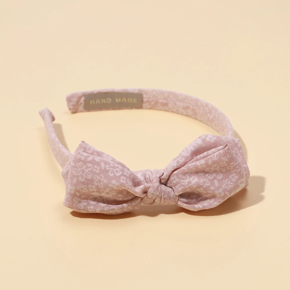 Kids Printed Bow Headband