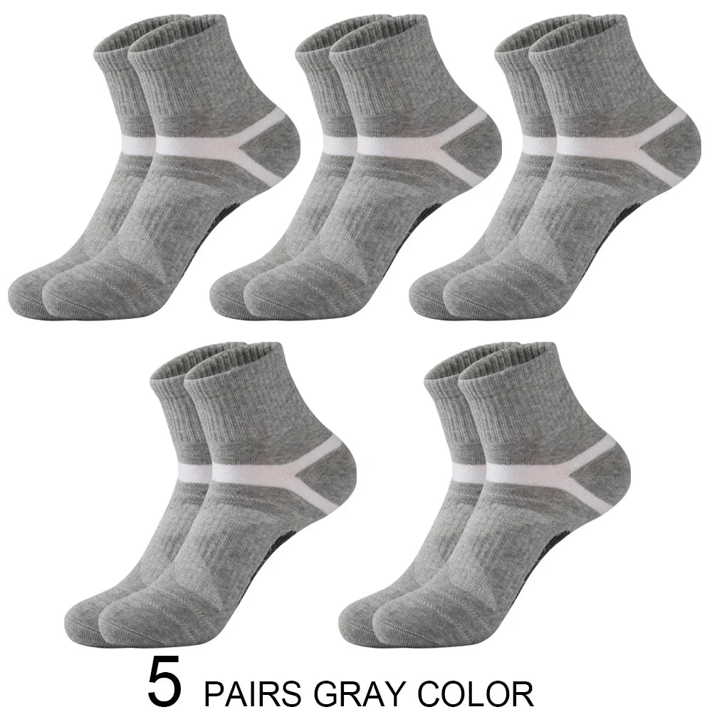 3/5/10/20 Paar Lot Herrensocken Schwarze Sportsocken Casual Run Herbst Winter Hochwertige atmungsaktive Herrensocken