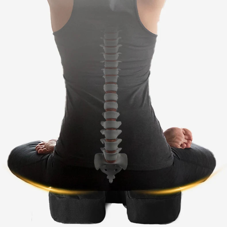 Bequemes, atmungsaktives Sitzkissen, U-förmiges Design, Wellenförmiges Schwamm-Massagekissen kann Gesäßdruck und Steißbeinschmerzen lindern.