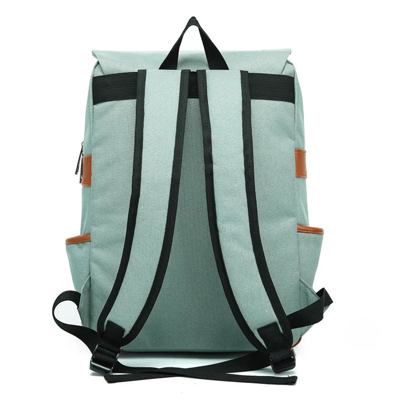 Teens Vintage Canvas Laptop Backpack