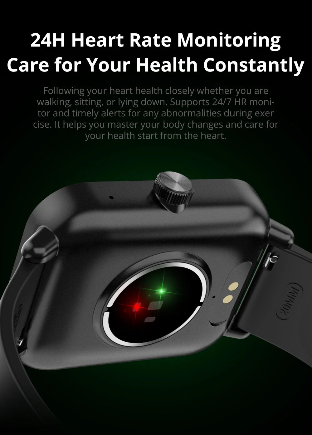 COLMI P81 Voice Calling Smart Watch Ultra 1,9 Zoll Bildschirm 24H Gesundheitsmonitor 100+ Sportmodi, Bluetooth Smartwatch Männer Frauen