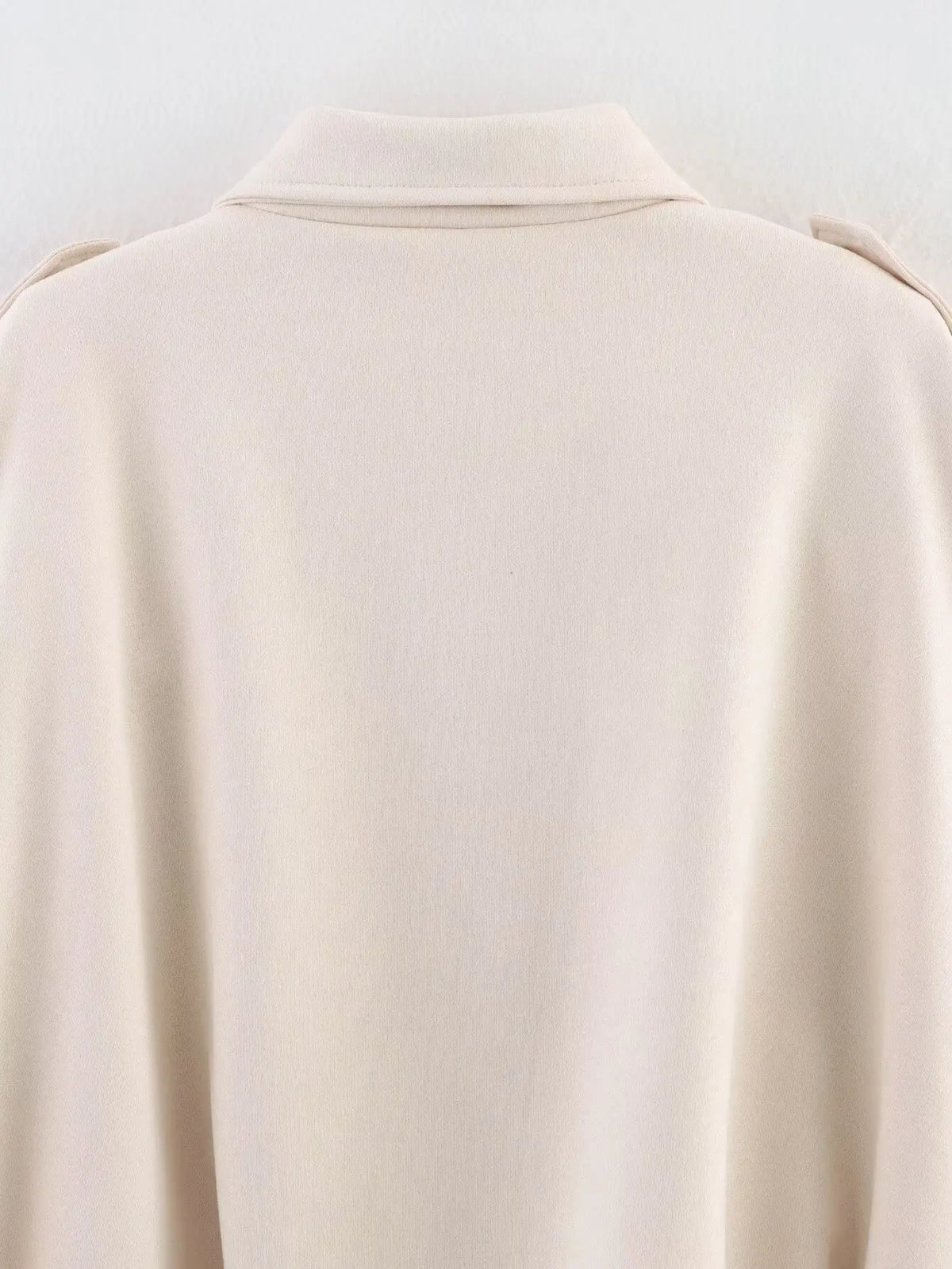 YENKYE Neue 2025 Damen Wildleder-Textur-Jacke Langarm Reverskragen Lose Mäntel Lässige Damen-Oberbekleidung Schicke Oberteile
