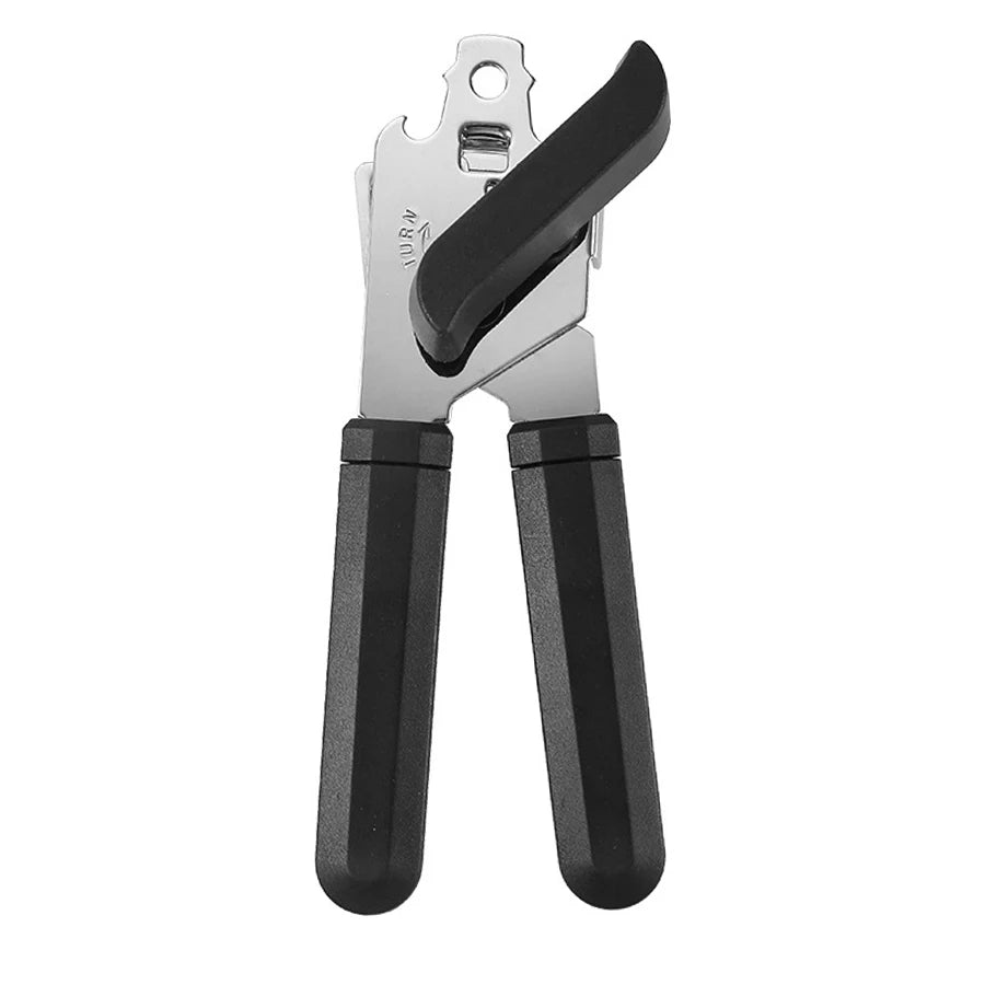 Edelstahl Multifunktionaler Professioneller Dosenöffner Manueller Dosenöffner für Craft-Bier Griff-Dosenöffner Flaschenöffner Küchenzubehör