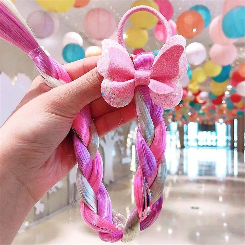 Rainbow Hair Bow Ties