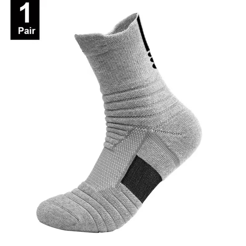 1/3 Pairs Anti-slip Fußball Socken Männer Baumwolle Socke Kurze Lange Röhre Fußball Basketball Sport Socken Atmungsaktive Deodorous socke 39-45