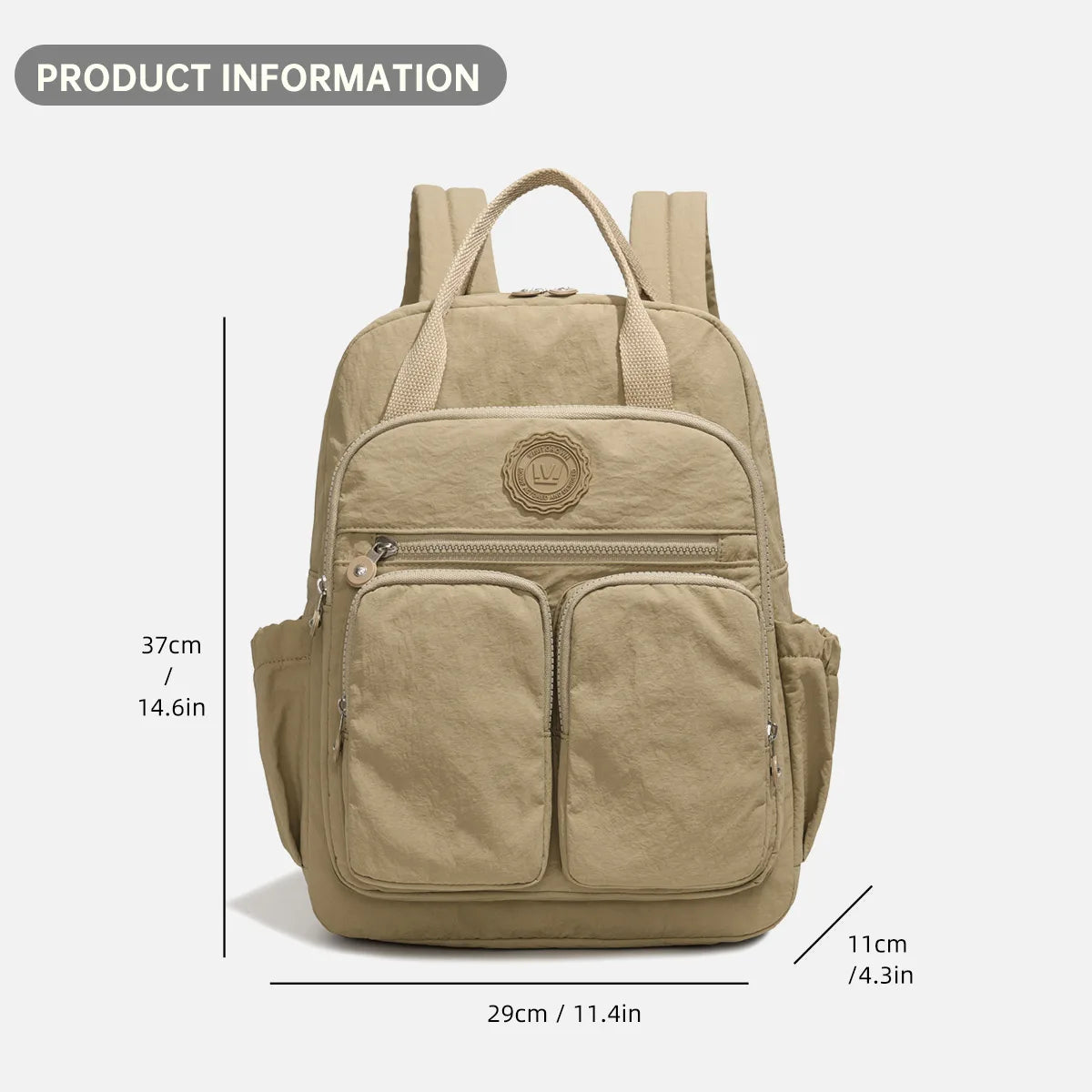 Mamatasche, Mutter- und Babytasche mit großem Fassungsvermögen, leichter Rucksack, Handtasche, multifunktionaler Outdoor-Rucksack zum Pendeln an Arbeit, Camping, Geschäftsreisen und Aufbewahrung
