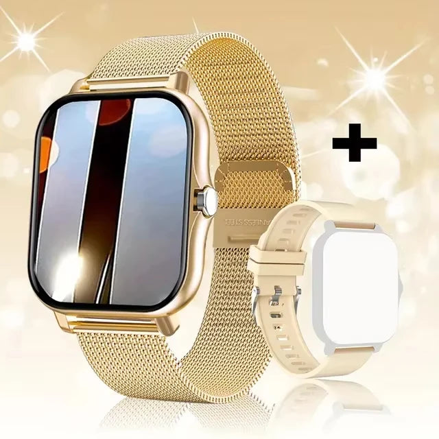 KESHUYOU 2025, neue Smartwatch, Bluetooth, sprechendes Blutsauerstoff-/Blutdruckmessgerät, Smartwatch für Damen und Herren, Weihnachtsgeschenk