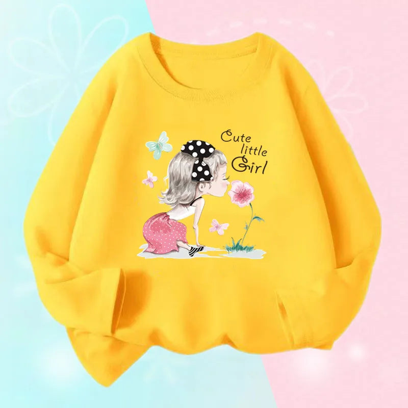 Girls Long Sleeve Graphic Tee