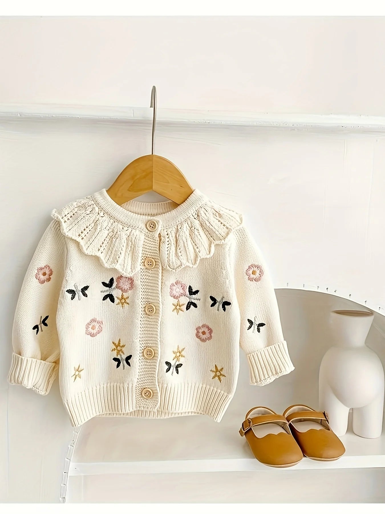 Herbst und Winter Baby Strickjacke Baby Mädchen Tops Kleinkind Winter Baby Stil Warmer Pullover