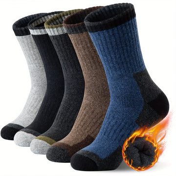 Winter-Socken aus Merinowolle, verdickt, warm, feuchtigkeitsableitend, Wandersocken, für Herren und Damen, thermisch, atmungsaktiv, langlebig, Radfahren, Outdoor-Socken