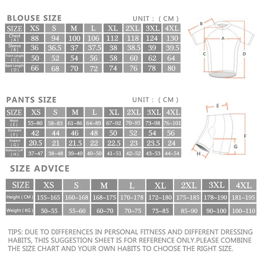 2026 Rvouei Team Radtrikot-Set Sommer Atmungsaktiver Rennrad-Anzug Fahrrad-Uniform Bike MTB Kleidung Neue Sport-Radsport-Kits