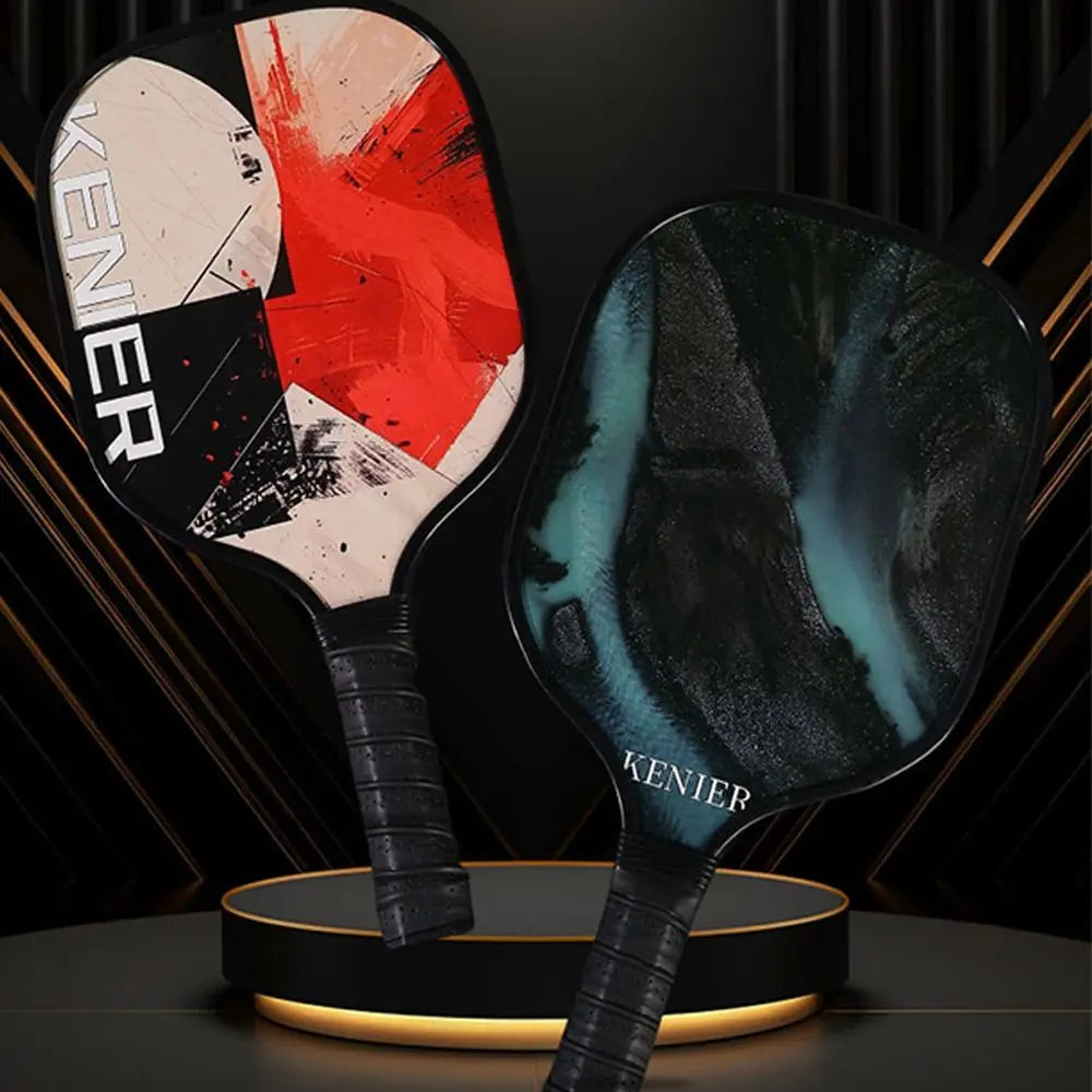 Stoßfestes Pickleball-Paddel-Set, rutschfester Griff mit 2 Schlägern und 4 Pickleballs, Schläger-Set, hohe Belastbarkeit