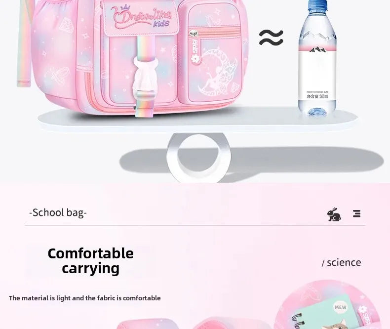 Pink Princess School Backpack
