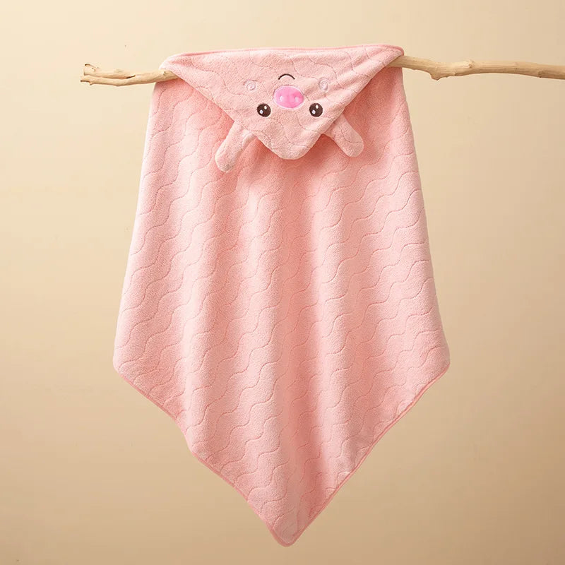 Kleinkind Bademantel Säuglings Bad Handtuch Junge Mädchen Decken Swaddle Mit Kapuze Cartoon Korallen Fleece Handtuch Decke Neugeborenen Kinder Bettwäsche
