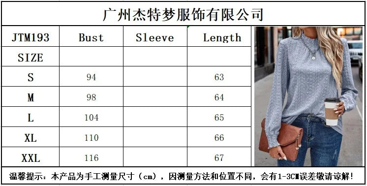 Herbst Winter Mode Damen Hälfte Rollkragen Vielseitig Herbst Bodenbildung Shirt Damen Langarm Rundhals Top T-shirt Blusas Dama