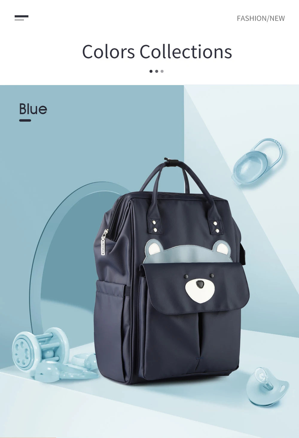 Wasserdichte Mama Windel Rucksack Cartoon Design Mutter Mutterschaft Windel Reisetasche große Kapazität Baby pflege Pflege Kinderwagen Taschen