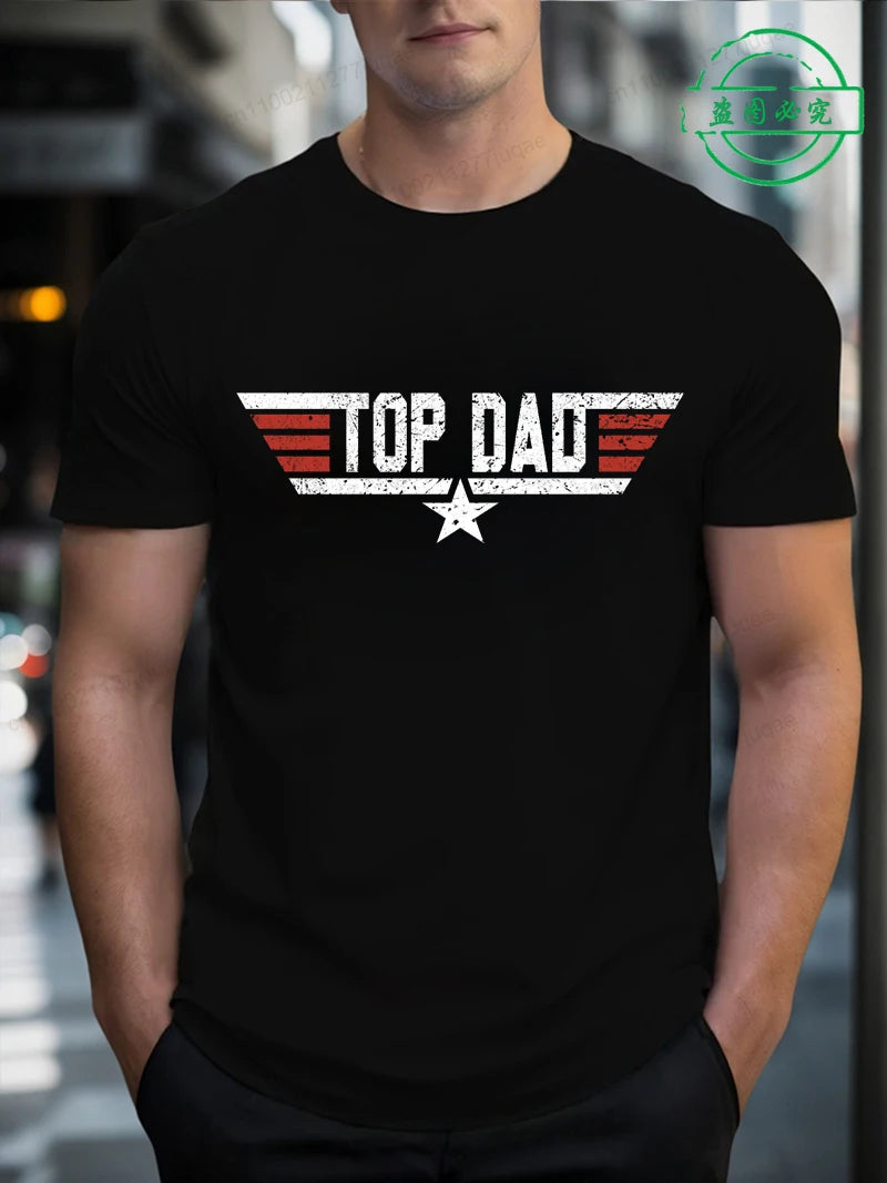 T-Shirts für Männer Top Dad Design Shirts Papa Grafik-T-Shirts Kurzarm Herren Sommer Mode T-Shirts Persönliche Kleidung