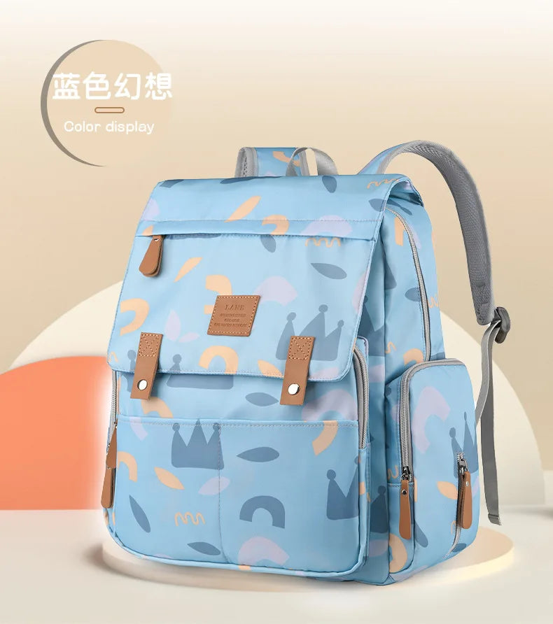 Mama Tasche Nylon gedruckt Mode multifunktion ale Mutter und Baby Taschen gehen Baby Reisen große Kapazität Mutter Tasche Wickelt aschen bebe