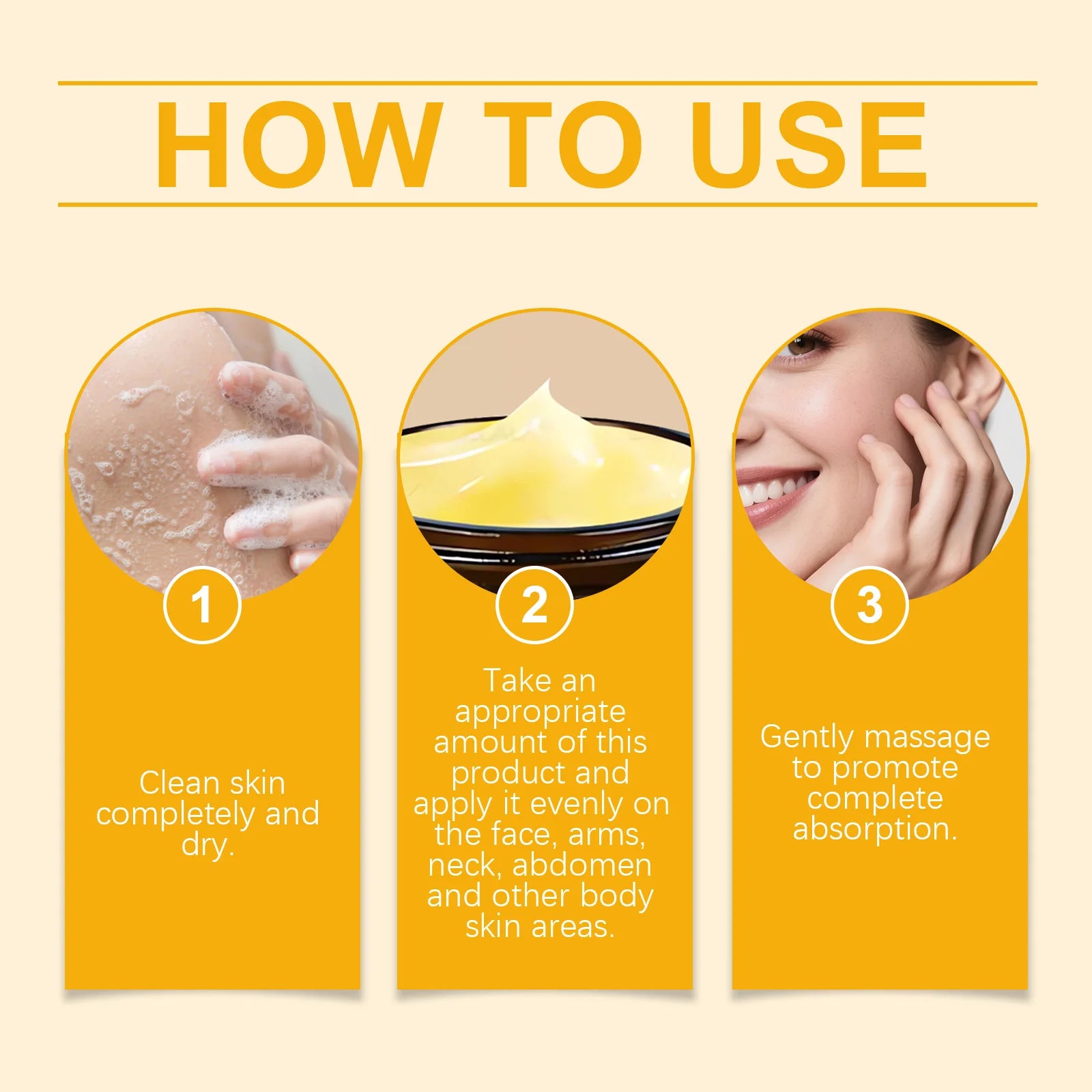 Bee Venom Straffende Creme für schlaffe Haut, Lifting, Straffung, Anti-Falten, Verblassen feiner Linien, feuchtigkeitsspendende Multi-Action-Körpercreme