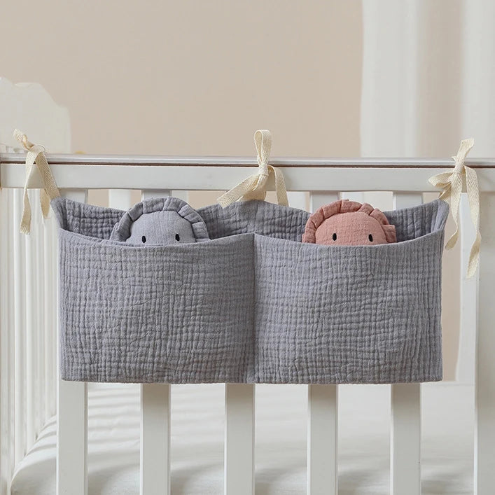 Baby Stuff Organizer Nursery Storage Bag Multifunctional Newborn Bed Bag for Children's Bedding Diaper Bag Stroller Organizer