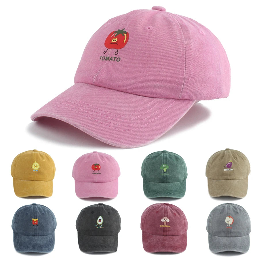Kids Cartoon Baseball Cap