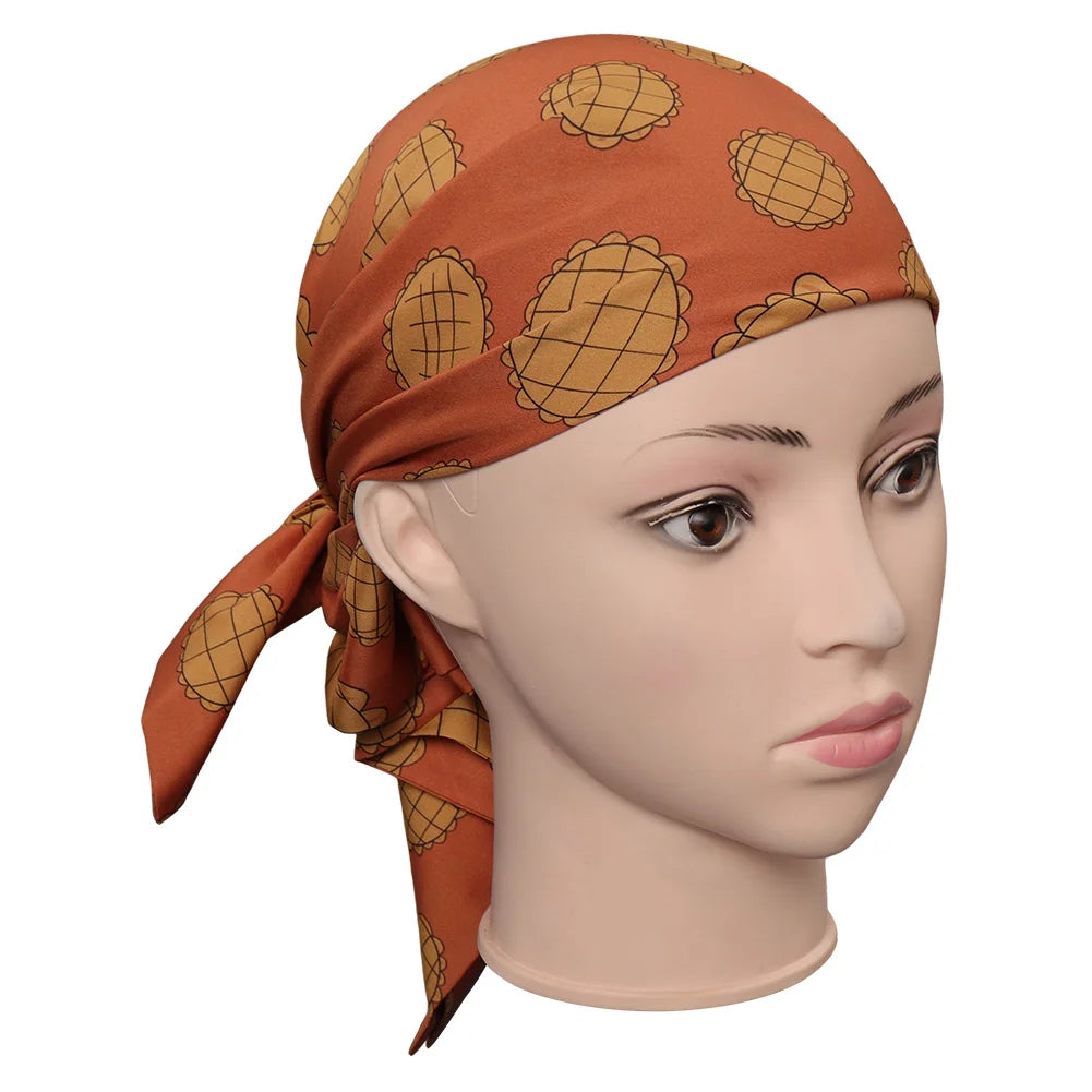 Live Action TV Pirate Nami Stirnband Frauen Cosplay Fantasia Gedruckt Schal Kostüm Zubehör Halloween Karneval Party Requisiten