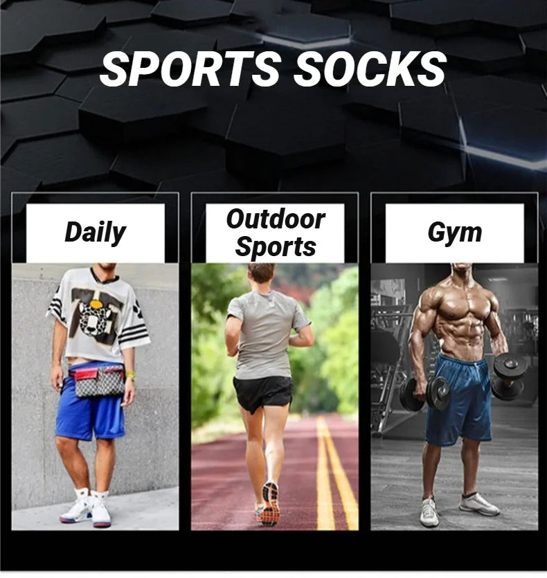3 Paar rutschfeste Fußballsocken für Herren, kurze, lange Röhrensocken, Fußball, Basketball, Sport, atmungsaktiv, geruchshemmend, Größe 39–45, zum Laufen, Wandern