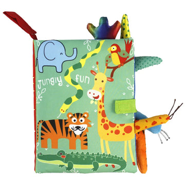 0-36M Baby Frühes Lernen Spielzeug Schwanz Tuch Buch eltern-kind-Interaktive Sound Papier Puzzle Tuch Buch rassel