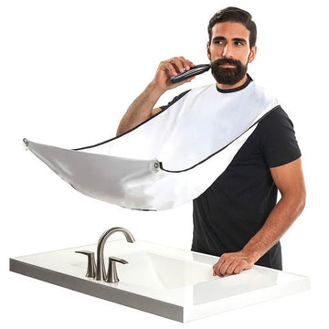Männliche Rasierschürze, Bartfänger, Umhang, Pflege, Lätzchen, Gesicht, rasiertes Haar, Lätzchen für Erwachsene, Rasierer, Reinigung, Friseur, für Männer, saubere Schürze, Geschenk